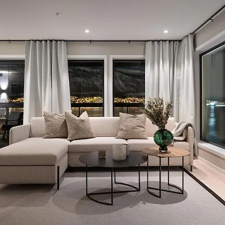 דירה Premium Waterfront Sea And Mountain View טרומסה