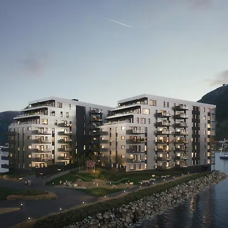 Premium Waterfront Sea And Mountain View